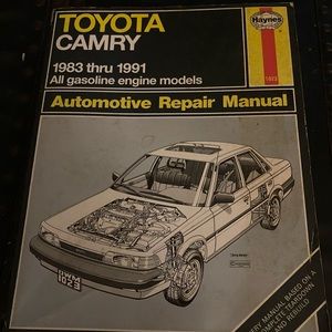 Haynes Toyota Camry 1983-1991 all gasoline engines automotive repair manual 1023